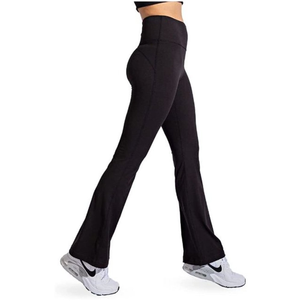 HYKEE Flare Leggings for Women Yoga Pants High Waisted Wide Leg Pants